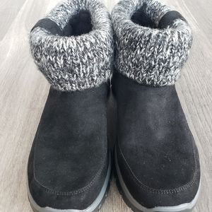 Skechers Relaxed Fit Easy Going Heighten Bootie, Black Sz 7.5